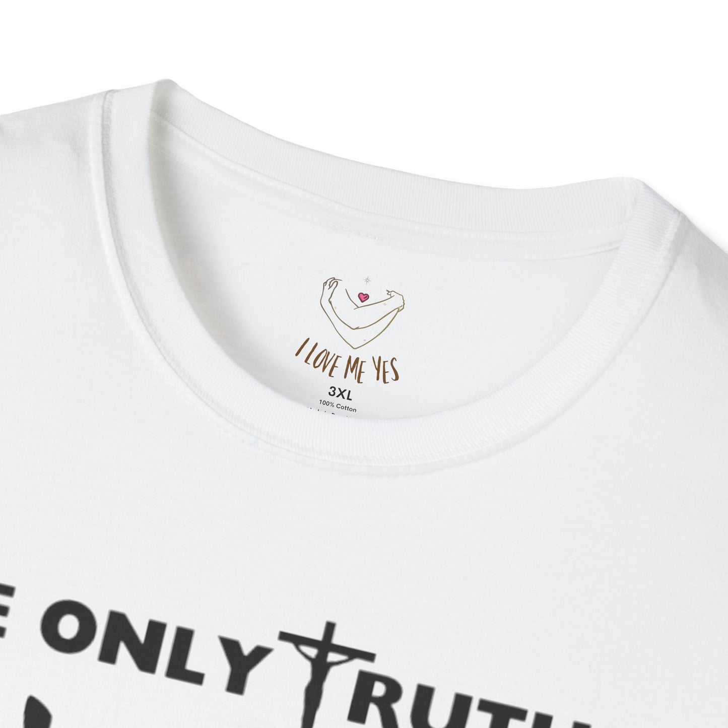 The Only Truth Is Jesus Unisex Softstyle T-Shirt