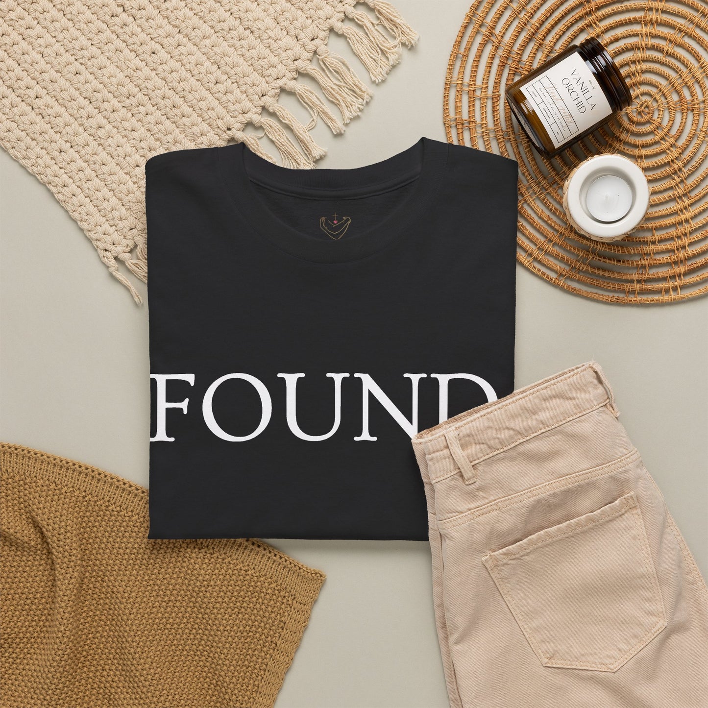 FOUND. Christian T-Shirt — Luke 19:10 Scripture Tee