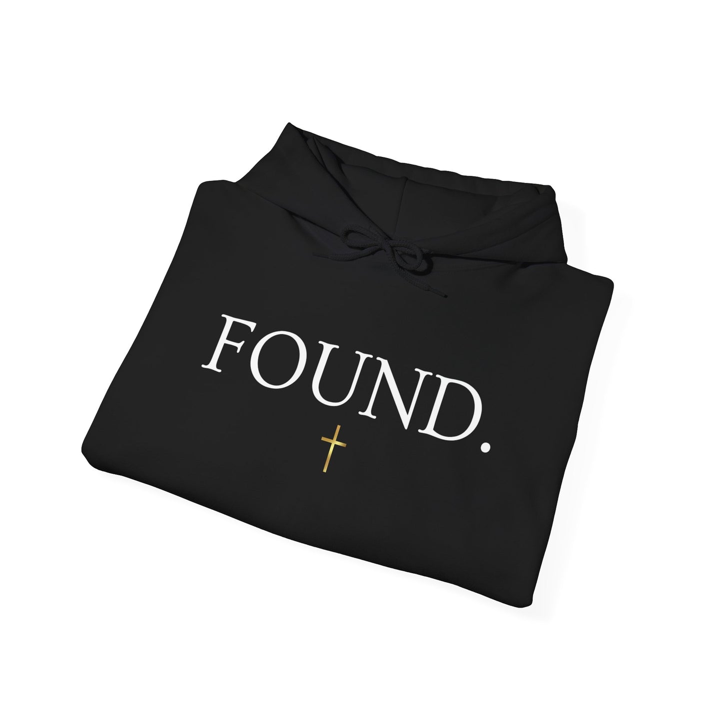 Found. Christian Hoodie — "For the Son of Man...to save the lost" Luke 19:10 Faith Pullover