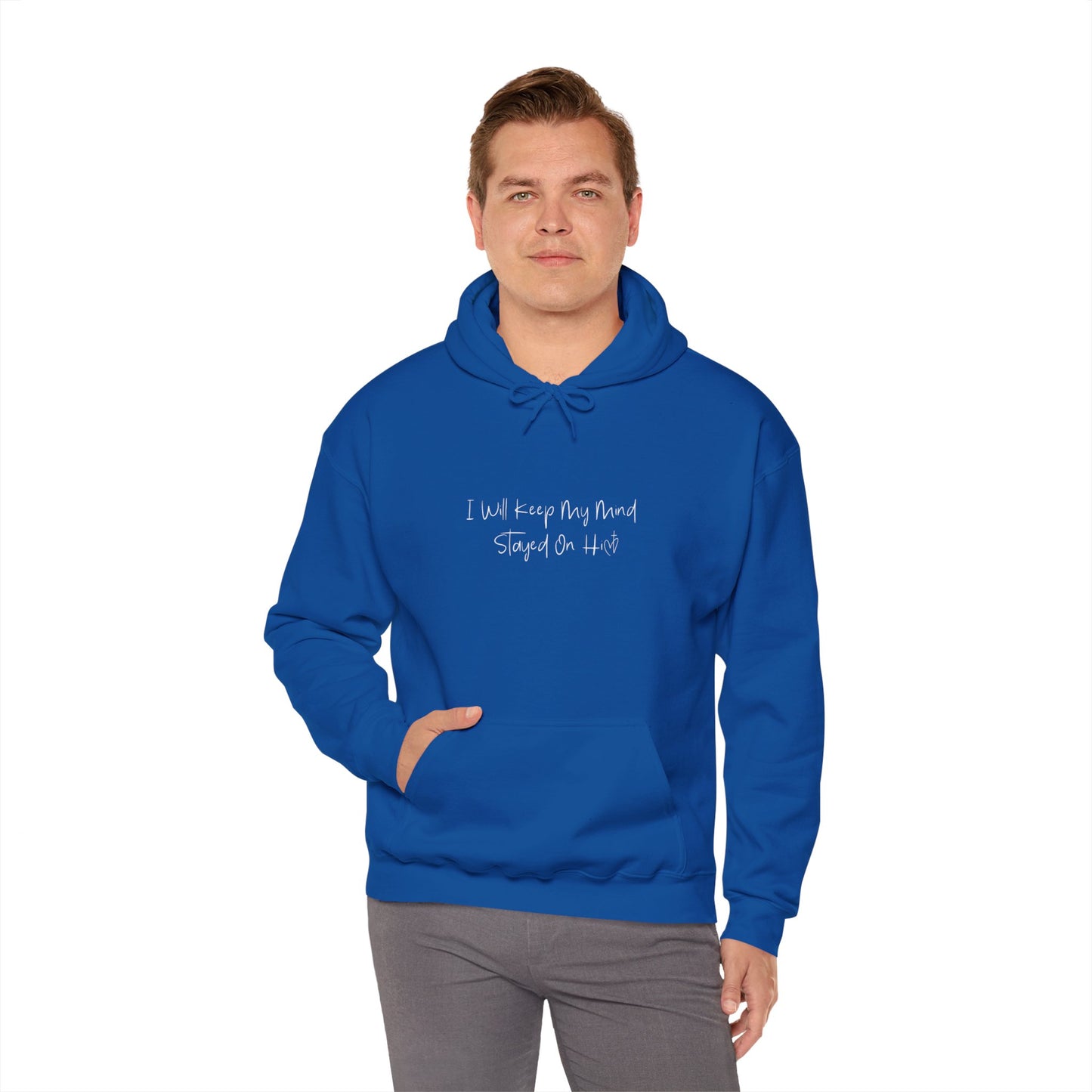 I Will Keep My Mind Stayed On Him Unisex Heavy Blend™ Hooded Sweatshirt