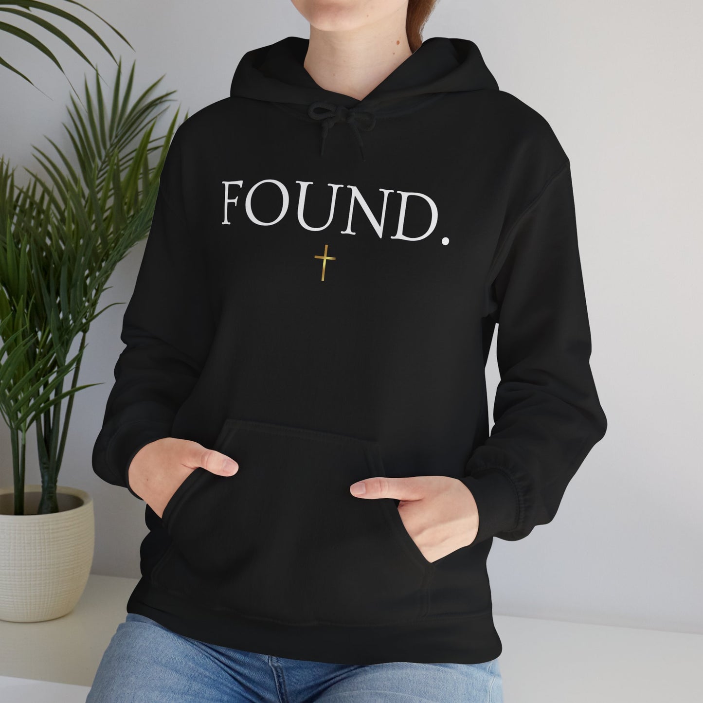 Found. Christian Hoodie — "For the Son of Man...to save the lost" Luke 19:10 Faith Pullover