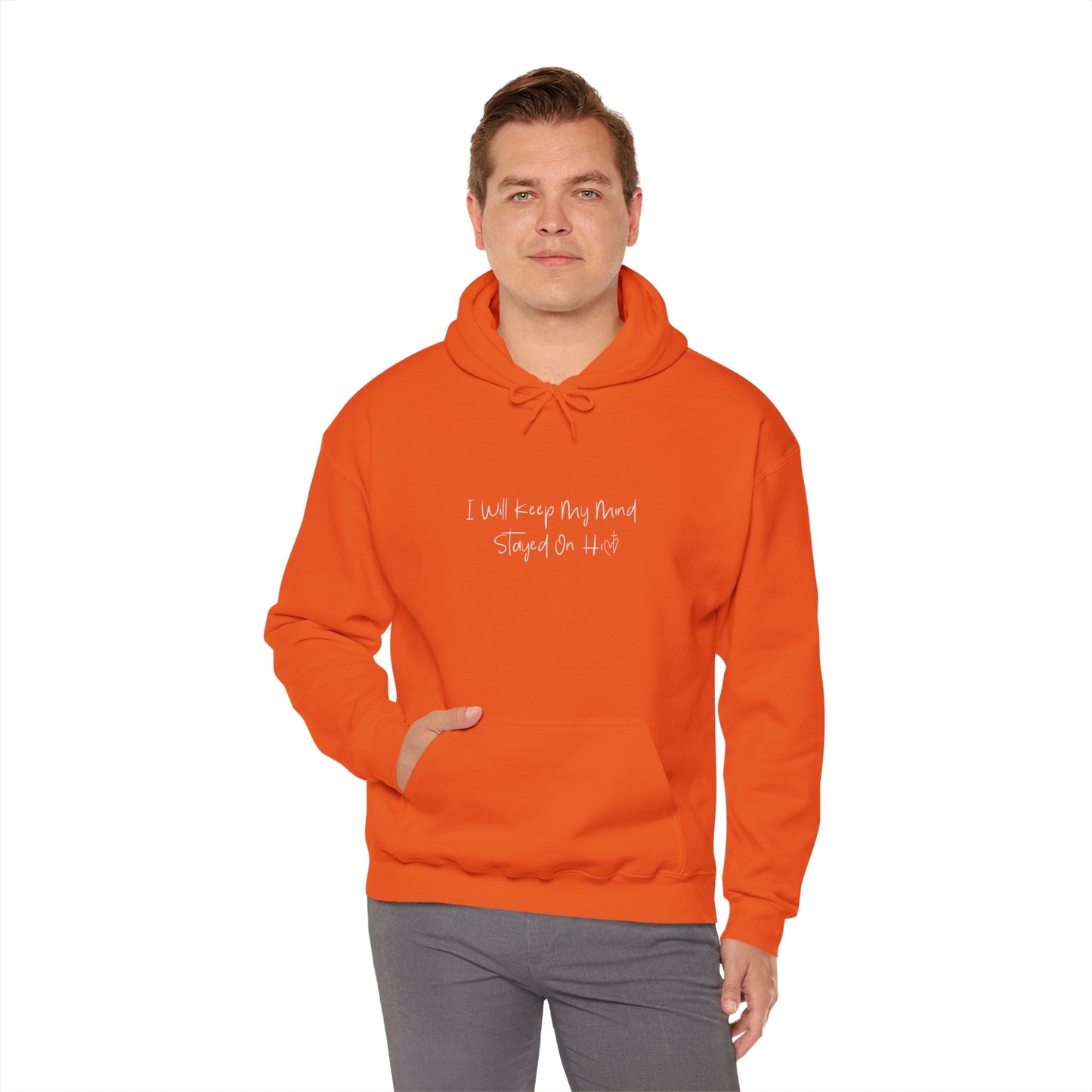 I Will Keep My Mind Stayed On Him Unisex Heavy Blend™ Hooded Sweatshirt