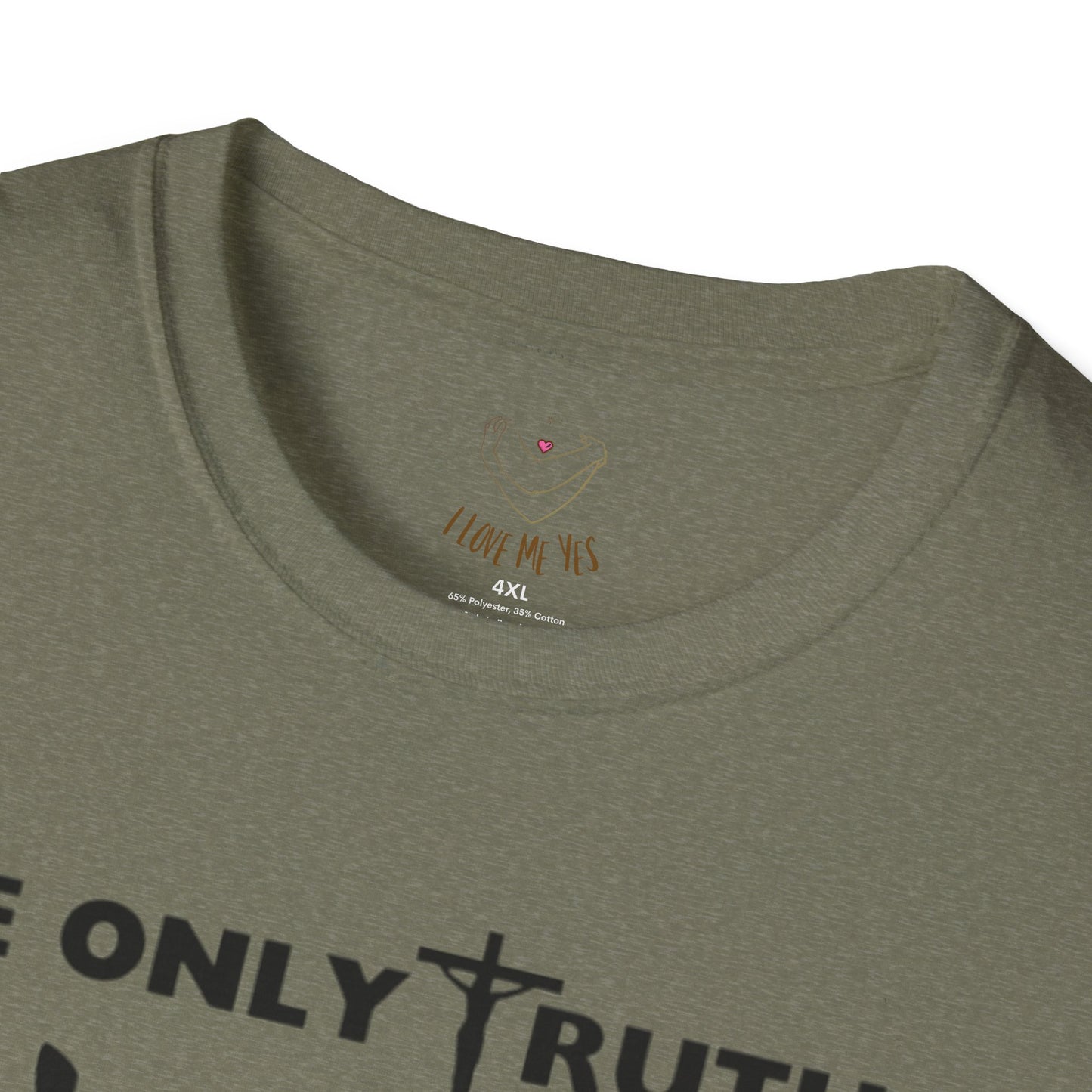 The Only Truth Is Jesus Unisex Softstyle T-Shirt