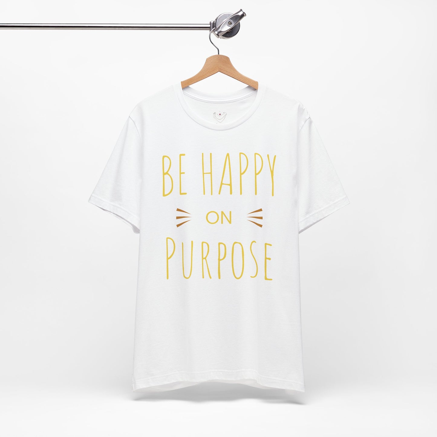 Be Happy On Purpose Unisex Jersey Short Sleeve Tee