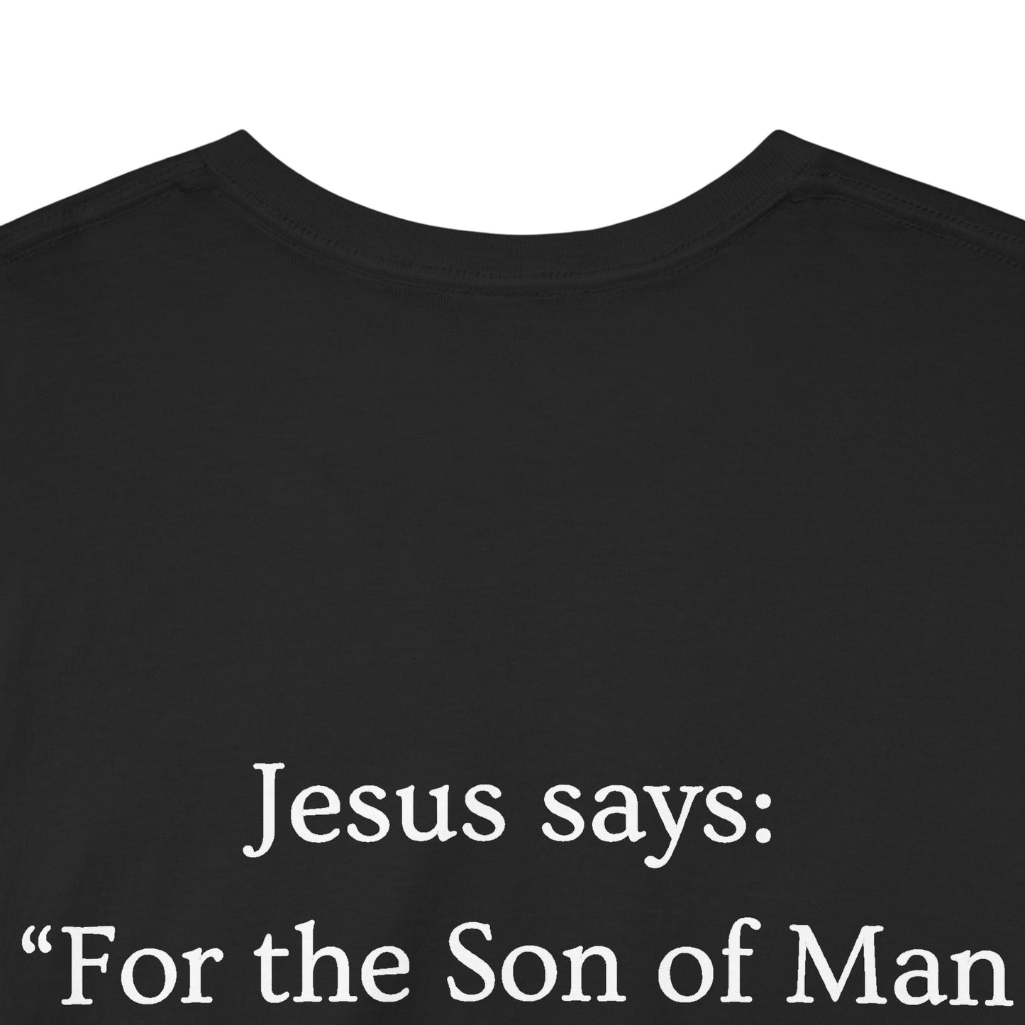 FOUND. Christian T-Shirt — Luke 19:10 Scripture Tee